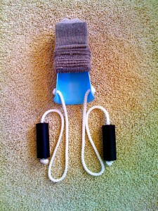 Perhaps the greatest invention of all time-- The Sock Putter-Onner!
