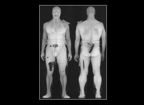  scanning x-Ray equipment being used as a safeguard against terrorists.