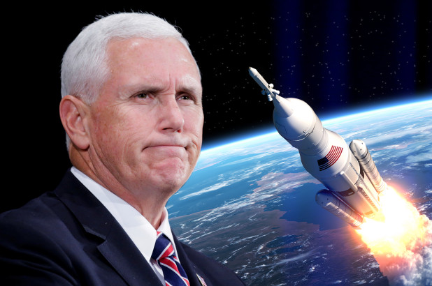 Pence Launches Space Force For Captain Trump