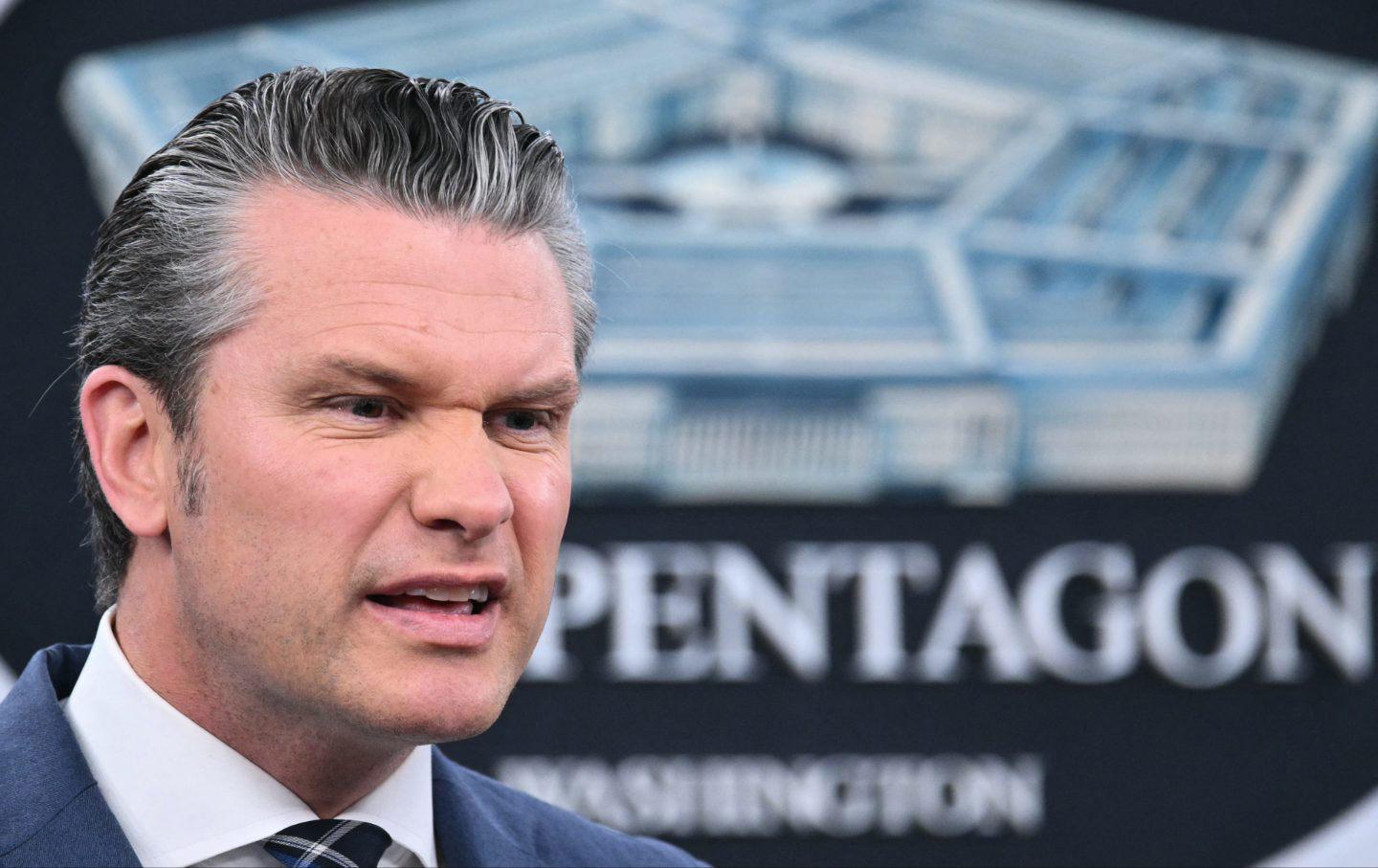 “Drones are no match for testerone and God,” Hegseth proclaims
